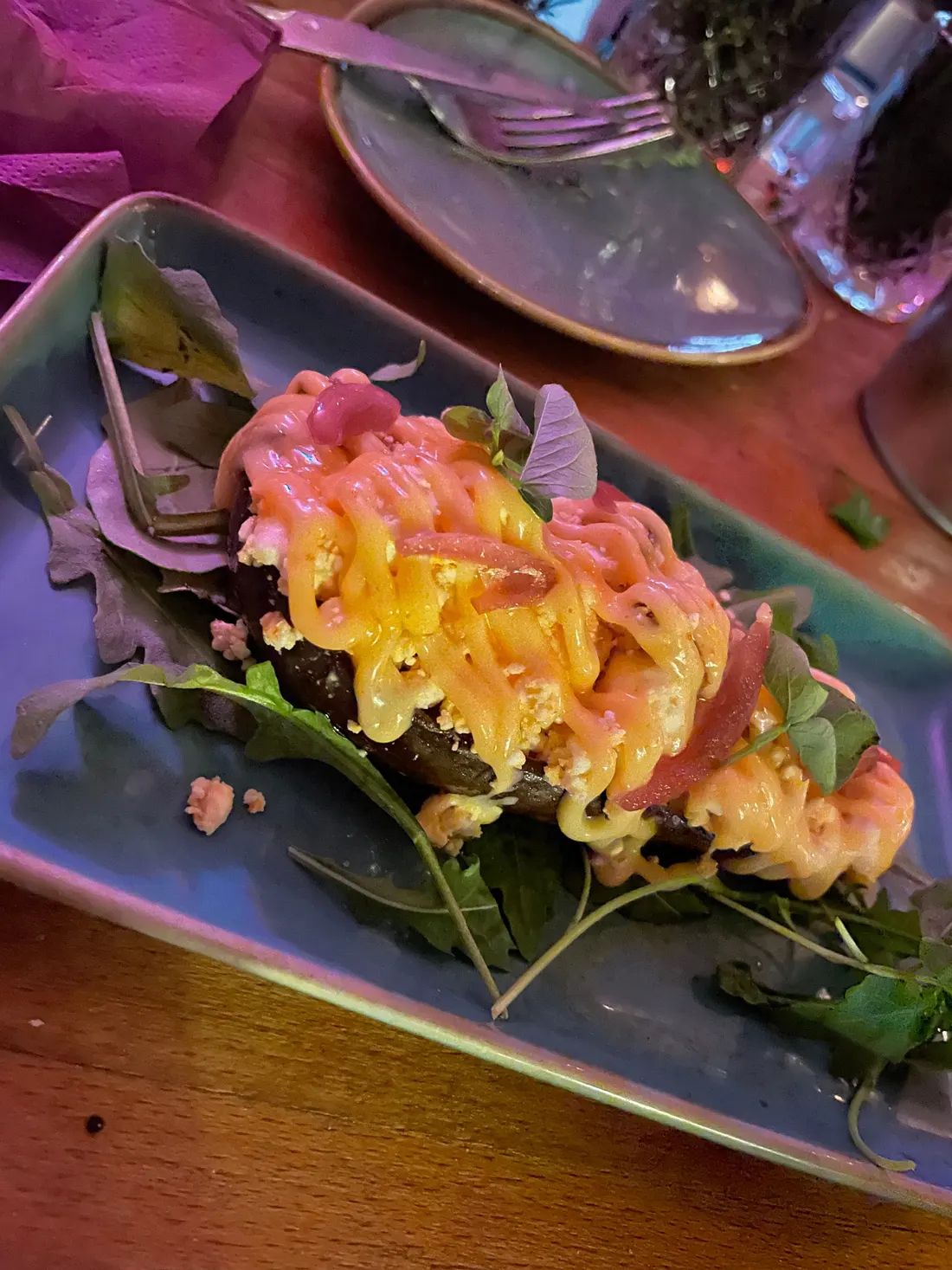 Assiette d'automne aux couleurs chaudes